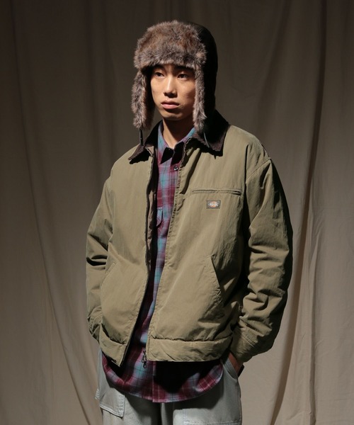 niko and...（ニコアンド）の「【Dickies(ディッキーズ)】別注 CN CLOTH WORK JACKET（その他アウター・メンズ・ブラック/カーキ・MEDIUM/LARGE）」の10枚目の写真