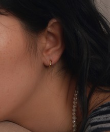 whoseA（フーシー）の「【silver925】SquareHoopPierce8mm/スクエアミニフープピアス8mm（ピアス（両耳用））」