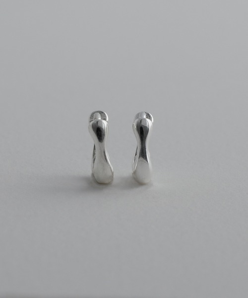 whoseA(フーシー)の「【silver925】SquareHoopPierce8mm/スクエアミニフープピアス8mm(ピアス(両耳用)・レディース・シルバー/ゴールド・FREE)」の8枚目の写真