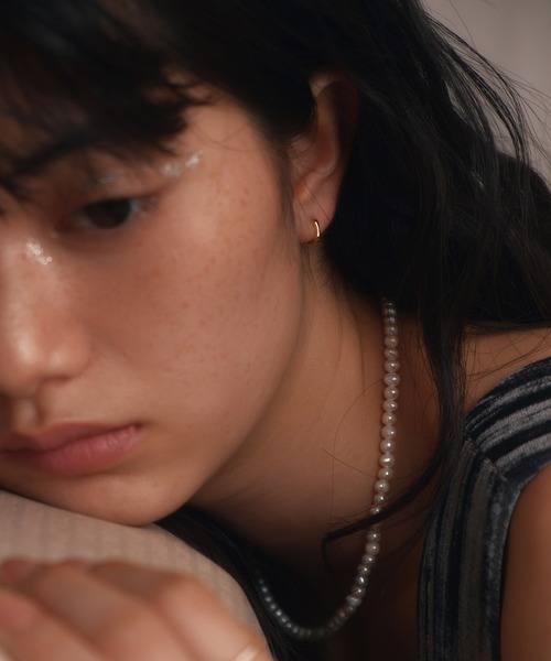 whoseA(フーシー)の「【silver925】SquareHoopPierce8mm/スクエアミニフープピアス8mm(ピアス(両耳用)・レディース・シルバー/ゴールド・FREE)」の17枚目の写真