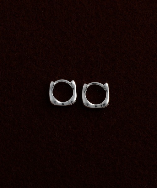 whoseA(フーシー)の「【silver925】SquareHoopPierce8mm/スクエアミニフープピアス8mm(ピアス(両耳用)・レディース・シルバー/ゴールド・FREE)」の19枚目の写真