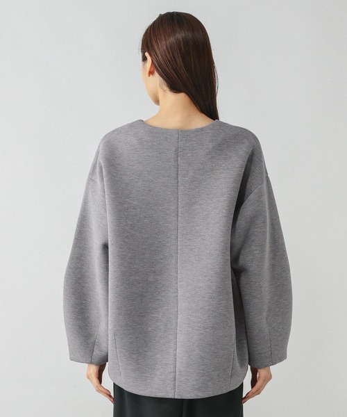 タイムセール】アタッチメント グラデーションジャガードノーカラー