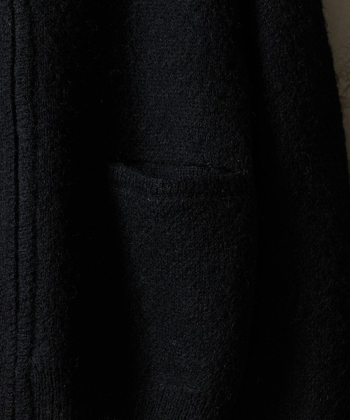 NUMBER (N)INE（ナンバーナイン）の「MOHAIR SOLID JACQUARD KNIT ZIP-UP CARDIGAN / モヘヤ ソリッド ジャガード ニット ジップアップ カーディガン（カーディガン/ボレロ・メンズ・レッド/グリーン/ブラック・4/3/2）」の9枚目の写真