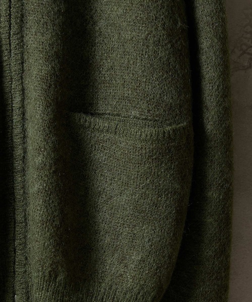 NUMBER (N)INE（ナンバーナイン）の「MOHAIR SOLID JACQUARD KNIT ZIP-UP CARDIGAN / モヘヤ ソリッド ジャガード ニット ジップアップ カーディガン（カーディガン/ボレロ・メンズ・レッド/グリーン/ブラック・4/3/2）」の16枚目の写真