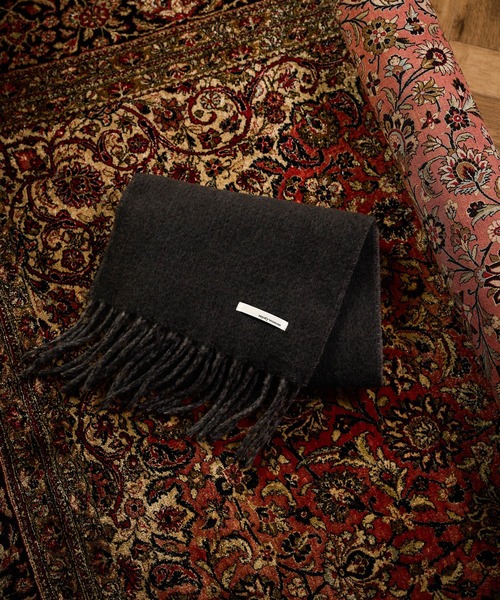 mysty woman（ミスティウーマン）の「ソフトタッチリバーストール 571636（ストール/ショール・レディース・アイボリー/ブラック/イエロー・FREE）」の3枚目の写真