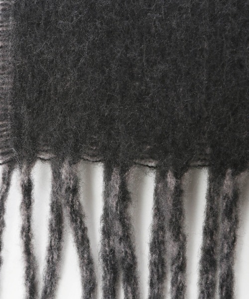 mysty woman（ミスティウーマン）の「ソフトタッチリバーストール 571636（ストール/ショール・レディース・アイボリー/ブラック/イエロー・FREE）」の4枚目の写真