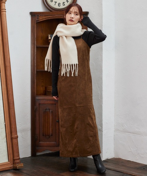 mysty woman（ミスティウーマン）の「ソフトタッチリバーストール 571636（ストール/ショール・レディース・アイボリー/ブラック/イエロー・FREE）」の16枚目の写真