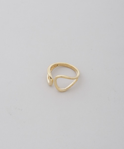 NANO universe（ナノユニバース）の「カーブデザインリング（リング・レディース・シルバー/ゴールド・F）」の4枚目の写真