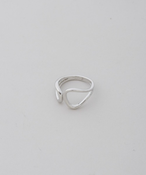 NANO universe（ナノユニバース）の「カーブデザインリング（リング・レディース・シルバー/ゴールド・F）」の3枚目の写真