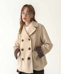 F i.n.t | ダブル釦Ａラインピーコート(ピーコート)