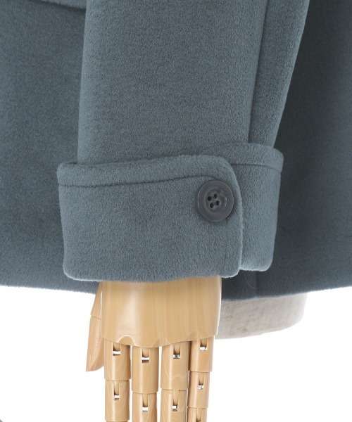 ダブル釦Ａラインピーコート/fint フィント