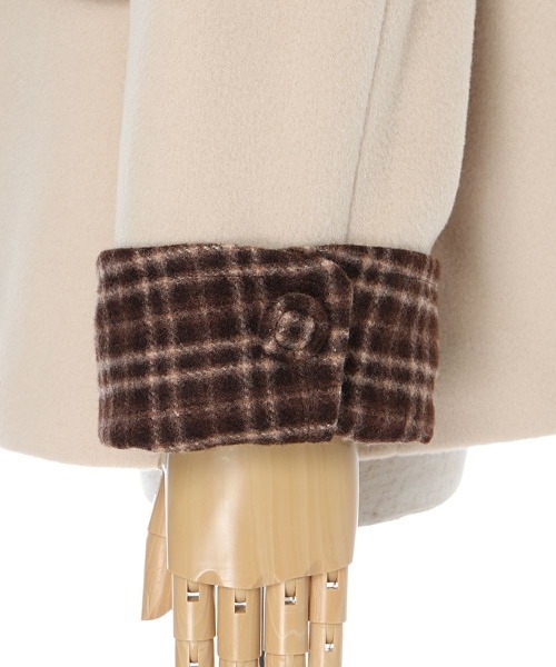 ダブル釦Ａラインピーコート/fint フィント