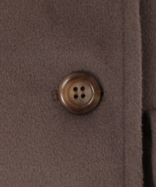 ダブル釦Ａラインピーコート/fint フィント