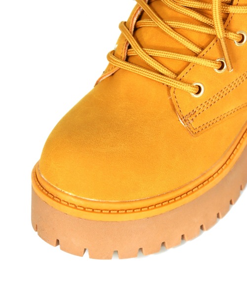 ANAP GiRL(アナップガール)の「ANAP R+S スピンドル ブーツ【ユニセックス】(ブーツ・キッズ・ブラック/ベージュ・M/S/L/XS)」の18枚目の写真