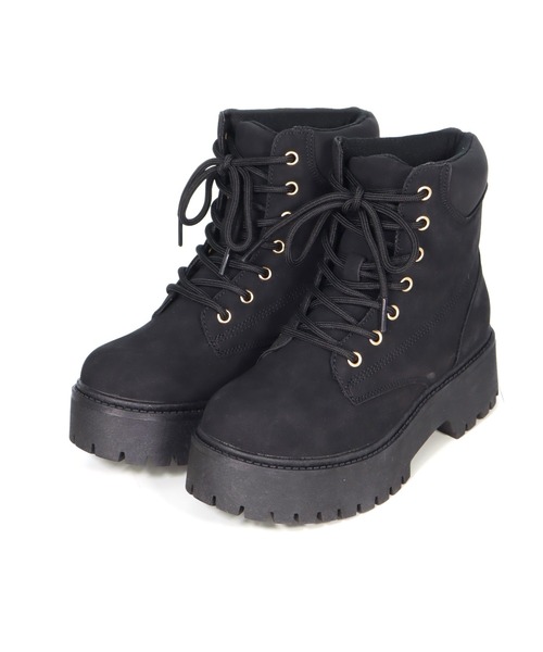 ANAP GiRL(アナップガール)の「ANAP R+S スピンドル ブーツ【ユニセックス】(ブーツ・キッズ・ブラック/ベージュ・M/S/L/XS)」の20枚目の写真