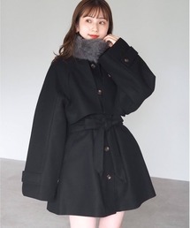 tiptop | ファーティペット付ミドル丈トレンチコート(トレンチコート)