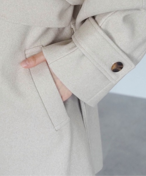 tiptop(ティップトップ)の「ファーティペット付ミドル丈トレンチコート(トレンチコート・レディース・アイボリー/ブラック/チャコールグレー/ダークブラウン・FREE)」の19枚目の写真