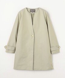 A DAY IN THE LIFE UNITED ARROWS(アデイインザライフユナイテッドアローズ)のキーネック メタルボタンコート <A DAY IN THE LIFE>(ノーカラーコート)