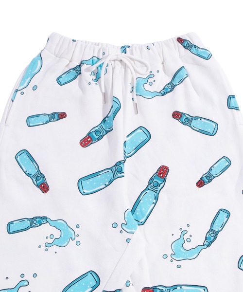 PUNYUS(プニュズ)の「【新サイズ】フード総柄スウェットパンツ(RAMUNE)(スウェットパンツ・レディース・サックスブルー・1/2/3/4/5)」の9枚目の写真