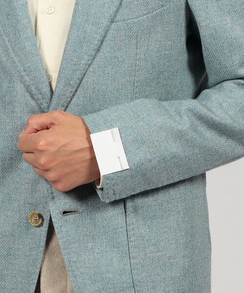 Gabo(ガボ)の「GABO ウール シングルブレステッド2Bジャケット(テーラードジャケット・メンズ・ブルー/レッド系その他・48)」の9枚目の写真