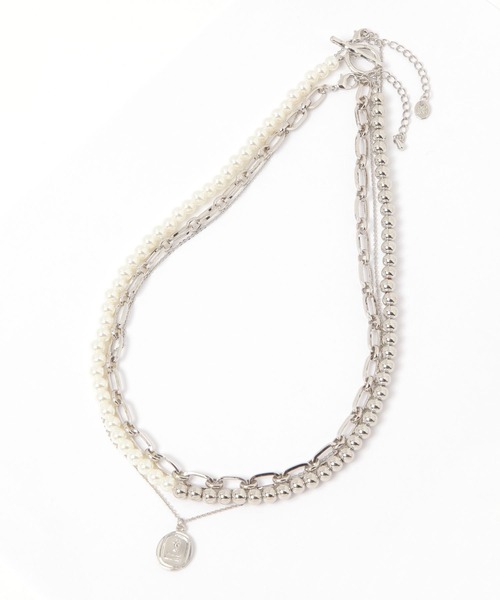 studio CLIP(スタディオクリップ)の「3セットパールレイヤーネックレス(ネックレス・レディース・その他1/その他2・FREE)」の7枚目の写真