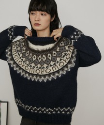 MERLOT | ノルディックルーズニット(ニット/セーター)