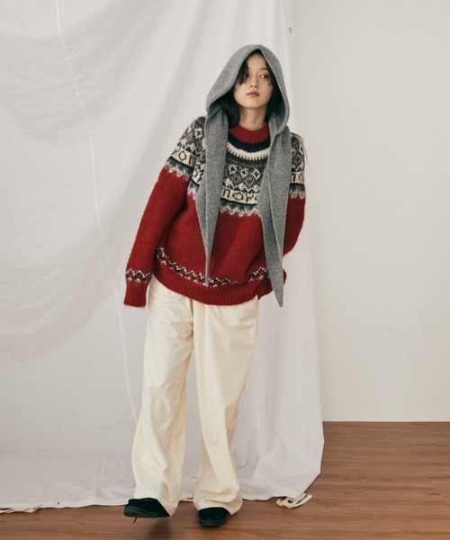 ノルディックルーズニット（ニット/セーター）｜MERLOT（メルロー）の