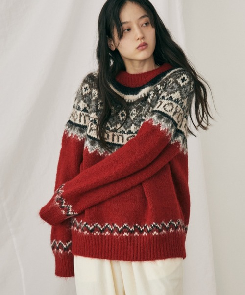 ノルディックルーズニット（ニット/セーター）｜MERLOT（メルロー）の