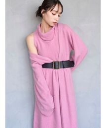 SNIDEL | 【HIGH QUALITY】メリノウールニットロングコート(チェスターコート)