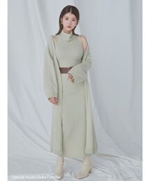 SNIDEL（スナイデル）の「ウエストマークウールロングコート