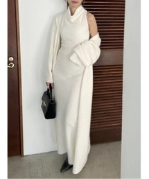 SNIDEL | 【HIGH QUALITY】メリノウールニットロングコート(チェスターコート)