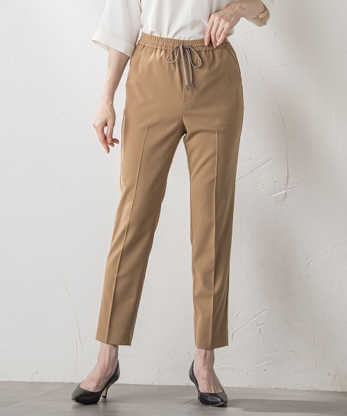 ラエフ（la．f．．．）/【WEB限定】”すっきり快適な履き心地”テーパードパンツ≪洗濯機で洗える≫ セール】【WEB限定】'すっきり快適な履き心地'テーパードパンツ≪洗濯