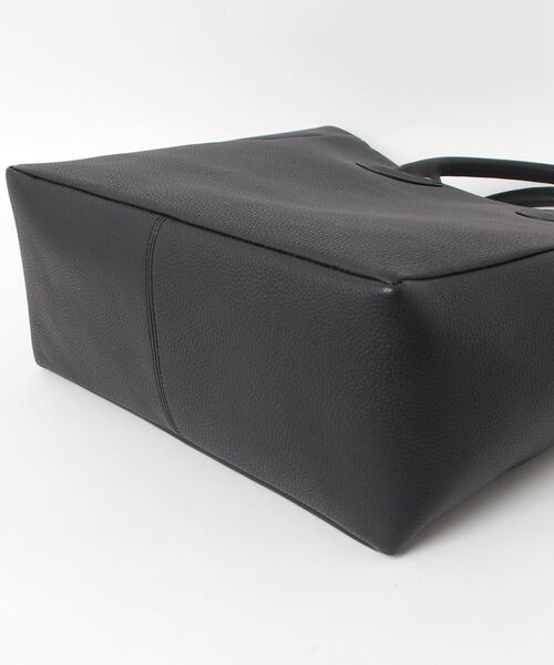 GUIONNET（ギオネ）の「【万能Sサイズ】撥水レザー ハンドバッグ 本革 600g軽量 ギオネ（トートバッグ・レディース・ブラック・FREE）」の20枚目の写真