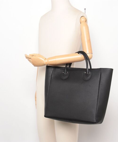 GUIONNET（ギオネ）の「【万能Sサイズ】撥水レザー ハンドバッグ 本革 600g軽量 ギオネ（トートバッグ・レディース・ブラック・FREE）」の22枚目の写真