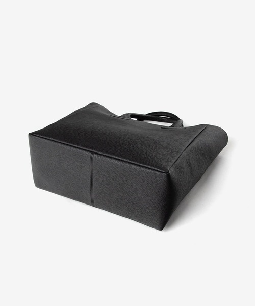 GUIONNET（ギオネ）の「【万能Sサイズ】撥水レザー ハンドバッグ 本革 600g軽量 ギオネ（トートバッグ・レディース・ブラック・FREE）」の16枚目の写真