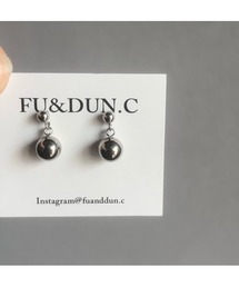 【FU&DUN.C】スモールボールピアス(MA)