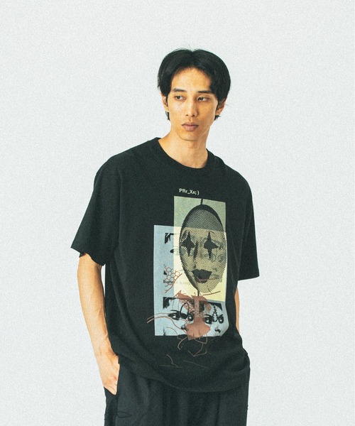LOOSE JOINTS(ルーズジョインツ)の「LOOSEJOINTS MISHA HOLLENBACH-WHAT DID YOU DO AT THE FOUNTAIN S/S TEE LS25JS001MH(Tシャツ/カットソー・メンズ・ブラック・M/L)」の2枚目の写真