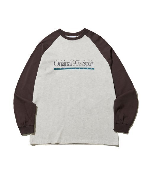 1993STUDIO(1993スタジオ)の「オリジナルラグランロングスリーブ_オートベージュ(Tシャツ/カットソー・レディース・その他・FREE)」の1枚目の写真