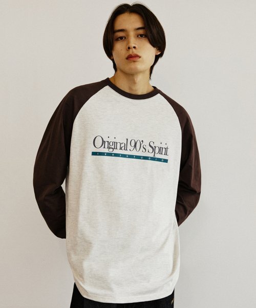 1993STUDIO(1993スタジオ)の「オリジナルラグランロングスリーブ_オートベージュ(Tシャツ/カットソー・レディース・その他・FREE)」の6枚目の写真