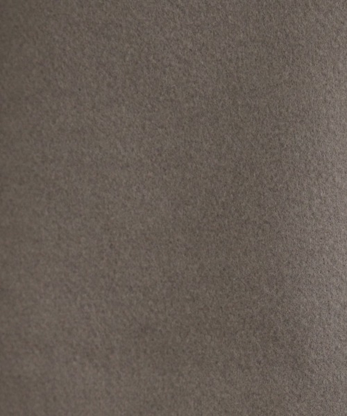 couture brooch（クチュールブローチ）の「【大人レディ・フェイクファー取り外し可能】ケープ風ショートコート（ノーカラーコート・レディース・ナチュラル/ブラック/ブラウン系その他・36/38/40/42）」の11枚目の写真