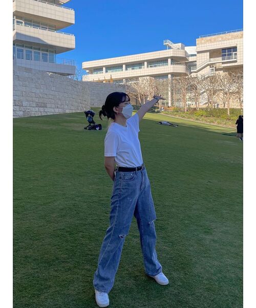 MUSINSA STANDARD WOMAN（ムシンサスタンダードウーマン）の「ウィメンズベーシッククルーネックTシャツ[ダークグレー]（Tシャツ/カットソー・レディース・その他・SMALL/MEDIUM/X-SMALL/LARGE/X-LARGE）」の7枚目の写真