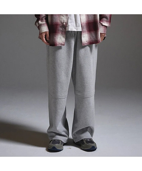 XERO（ゼロ）の「Double Knee Over Sweat Pants [4 Colors]（スウェットパンツ・メンズ・グレー/カーキ/ブラック/ホワイト・MEDIUM/LARGE）」の3枚目の写真