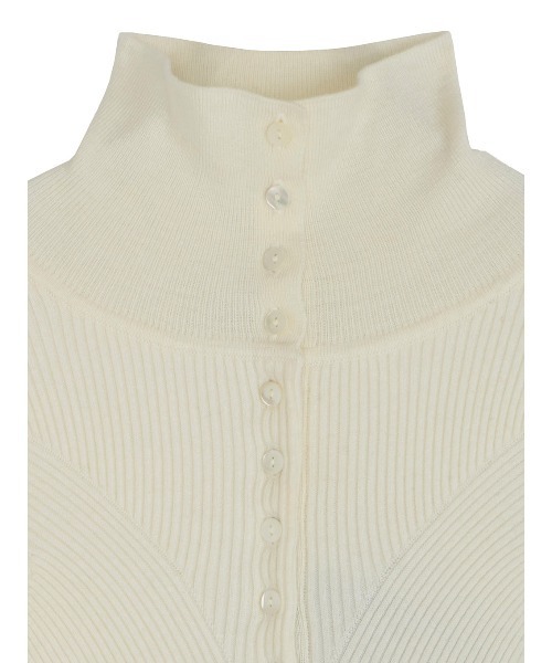 UND HIGH NECK BUTTON KNIT TOP（ニット/セーター）｜Ameri（アメリ