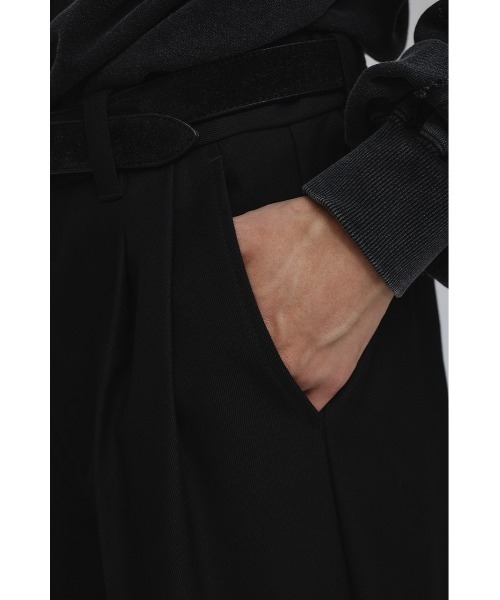 STYLEMIXER(スタイルミキサー)の「タックイージートラウザー(その他パンツ・メンズ・ブラック/ライトブラウン/グレー・MEDIUM/LARGE)」の9枚目の写真