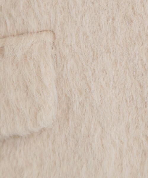 THE SHOP TK （ザ ショップ ティーケー ）の「纏うだけで大人上品 シャギーチェスターハーフコート（チェスターコート・レディース・チャコールグレー/ライトベージュ・12/13）」の19枚目の写真