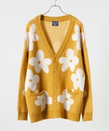 ブランド古着】カーディガン/ボレロ（イエロー/黄色系・花柄