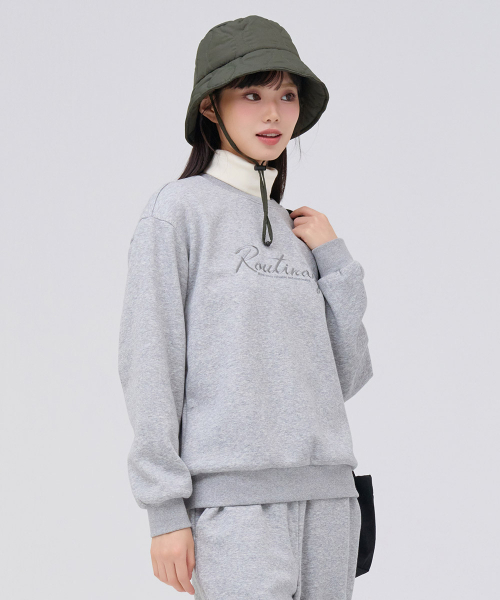CHASECULT（チェイスカルト）の「共用ミンク裏起毛グラフィックスウェットシャツ-グレー（スウェット・メンズ・ライトグレー・105/90/95/100）」の5枚目の写真