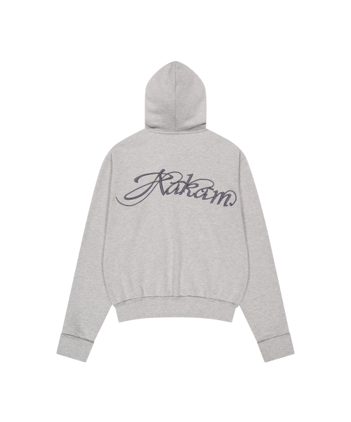AAKAM(アーカム)の「Gun Wappen Zip-Up Hoodie (Gray)(パーカー・レディース・その他・2/1)」の2枚目の写真