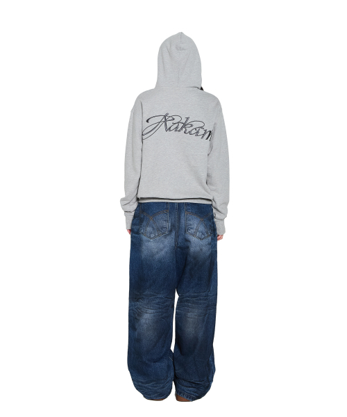 AAKAM(アーカム)の「Gun Wappen Zip-Up Hoodie (Gray)(パーカー・レディース・その他・2/1)」の7枚目の写真