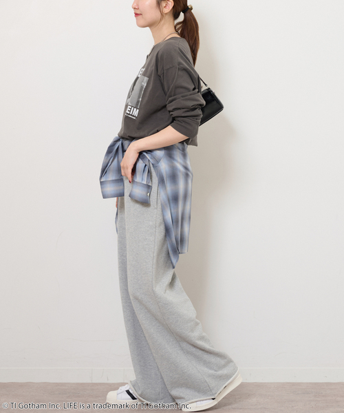 JOURNAL STANDARD relume（ジャーナルスタンダード　レリューム）の「《追加》別注【GOOD ROCK SPEED】LIFE PC フォトT（Tシャツ/カットソー・レディース・チャコールグレー/ホワイト系その他/ホワイト・FREE）」の5枚目の写真